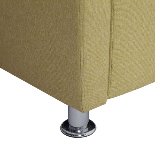 Poltrona em forma de cubo tecido verde - Image 6