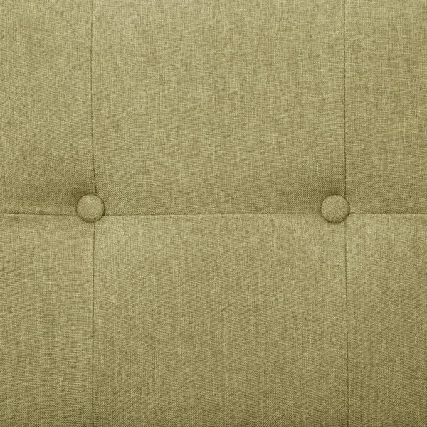 Sofá-cama com apoio de braços poliéster verde - Image 9