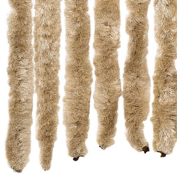 Cortina anti-insetos 56x185 cm chenille bege - Image 5