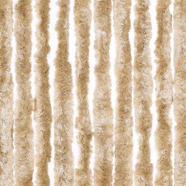Cortina anti-insetos 56x185 cm chenille bege - Image 6