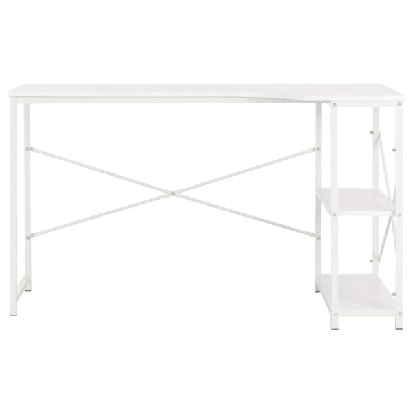 Secretária de computador 120x72x70 cm branco - Image 3