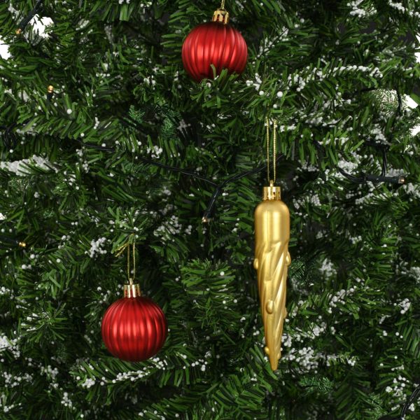 Árvore de Natal com neve base formato guarda-chuva 170 cm verde - Image 6