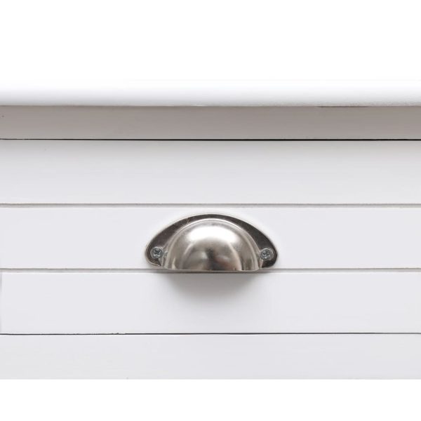 Secretária 110x45x76 cm madeira branco - Image 7