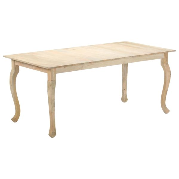 vidaXL Mesa de jantar 180x90x77 cm madeira de mangueira maciça