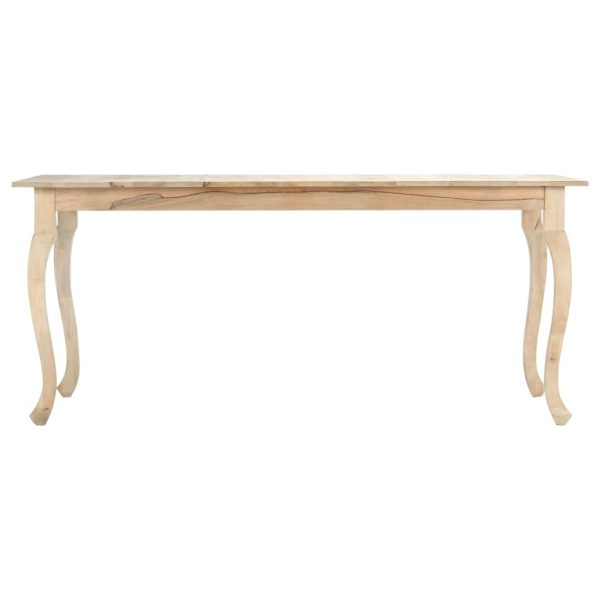 vidaXL Mesa de jantar 180x90x77 cm madeira de mangueira maciça - Image 2