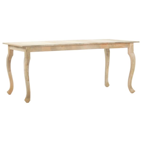 vidaXL Mesa de jantar 180x90x77 cm madeira de mangueira maciça - Image 11