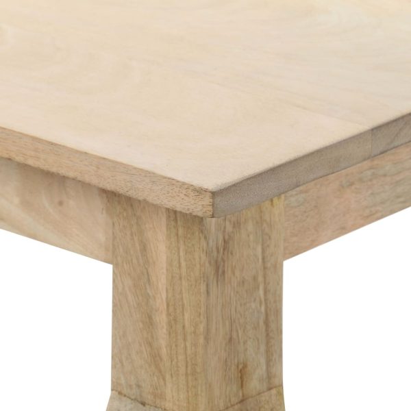 vidaXL Mesa de jantar 180x90x77 cm madeira de mangueira maciça - Image 4