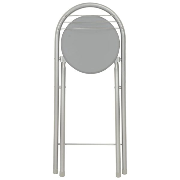 3 pcs conjunto de bar com prateleiras madeira e aço cinzento - Image 9