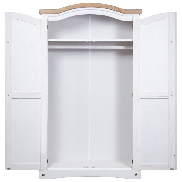 Roupeiro Corona Range pinho mexicano com 2 portas branco - Image 3