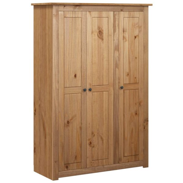 Roupeiro com 3 portas 118x50x171,5 cm pinho Panamá