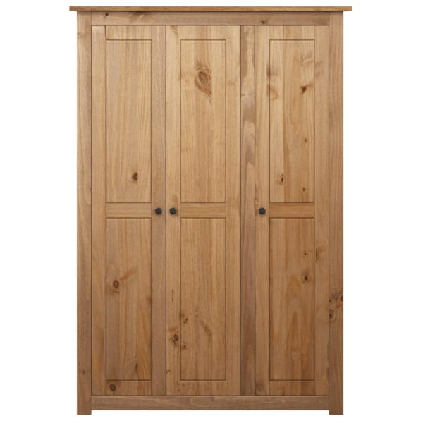 Roupeiro com 3 portas 118x50x171,5 cm pinho Panamá - Image 3