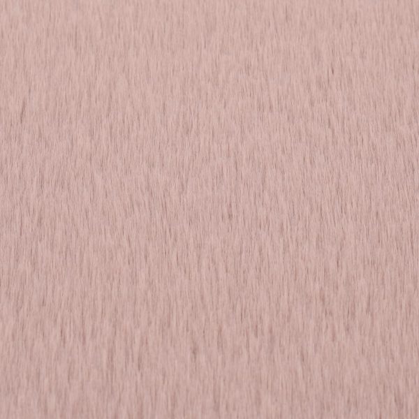 Tapete em pele de coelho artificial 160 cm rosa velho - Image 4