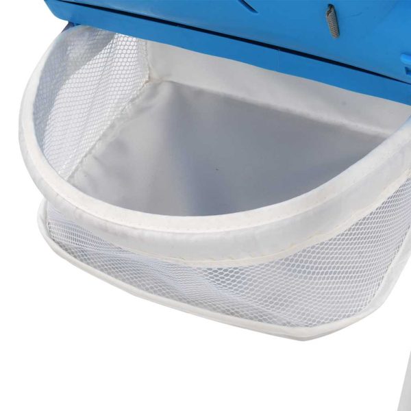 Cadeira de refeição para bebé azul e cinzento - Image 11