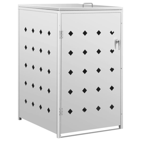 Abrigo para caixote do lixo 240 L aço inoxidável - Image 2