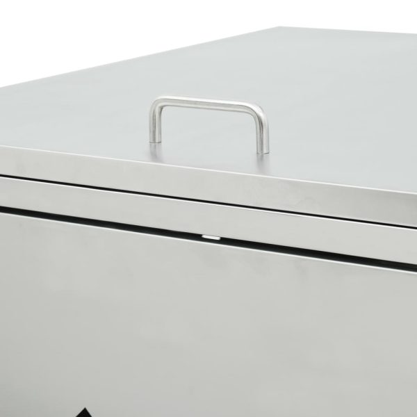 Abrigo para caixote do lixo 240 L aço inoxidável - Image 5