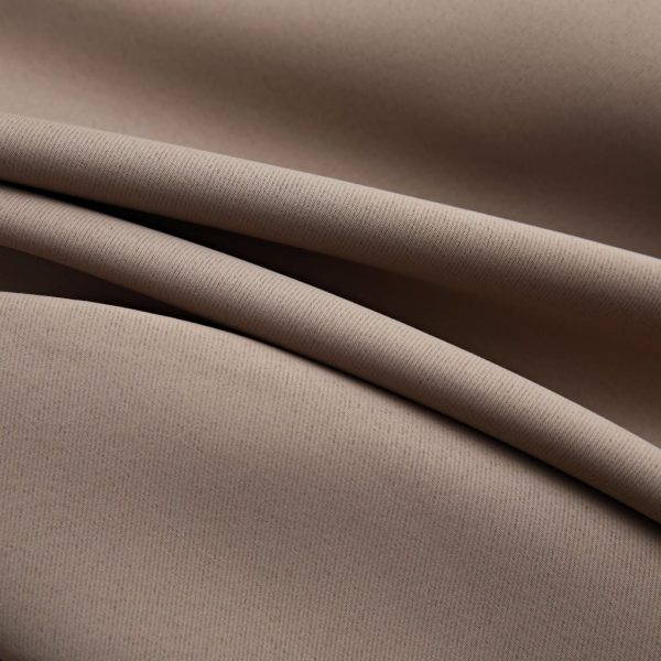 Cortina blackout c/ argolas metal 290x245 cm cinza-acastanhado - Image 4