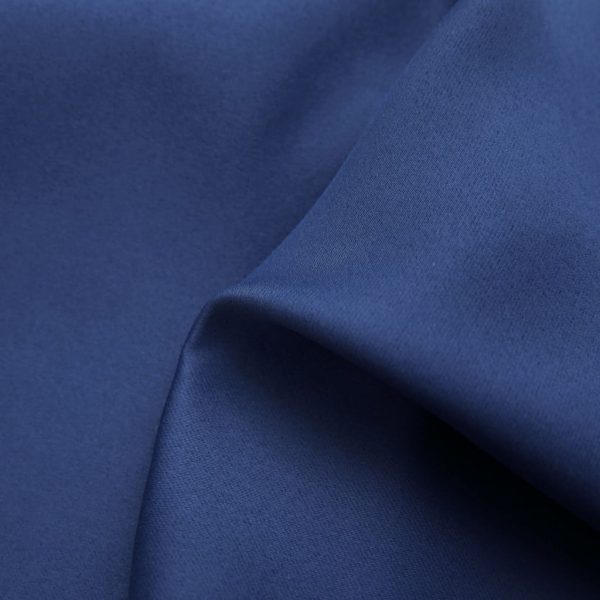 Cortinas blackout com argolas em metal 2 pcs 140x245 cm azul - Image 4