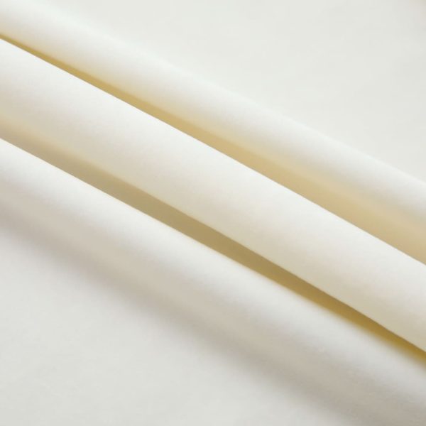 Cortinas blackout com ganchos 2 pcs 140x175 cm veludo cor creme - Image 3