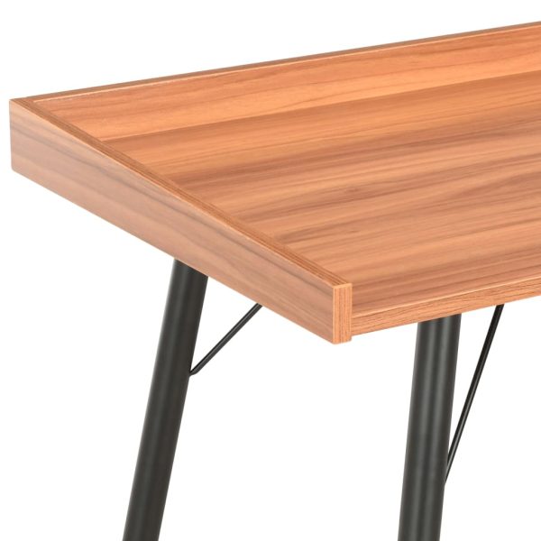 Secretária 90x50x79 cm castanho - Image 4