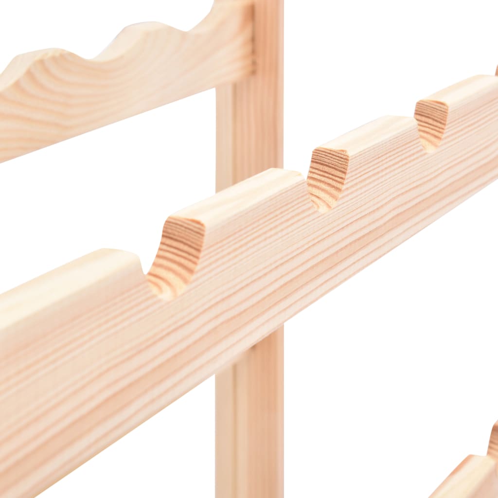 Garrafeira para 16 garrafas madeira de pinho - Image 5