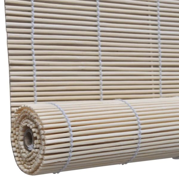 Estores de rolo em bambu natural 2 pcs 120x160 cm - Image 4