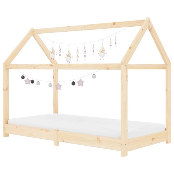 Estrutura de cama p/ crianças 70x140 cm madeira de pinho maciça - Image 3
