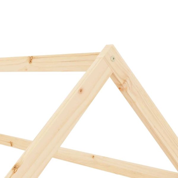 Estrutura de cama para crianças 80x160 cm pinho maciço - Image 6