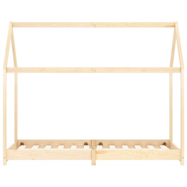 Estrutura de cama para crianças 90x200 cm pinho maciço - Image 3
