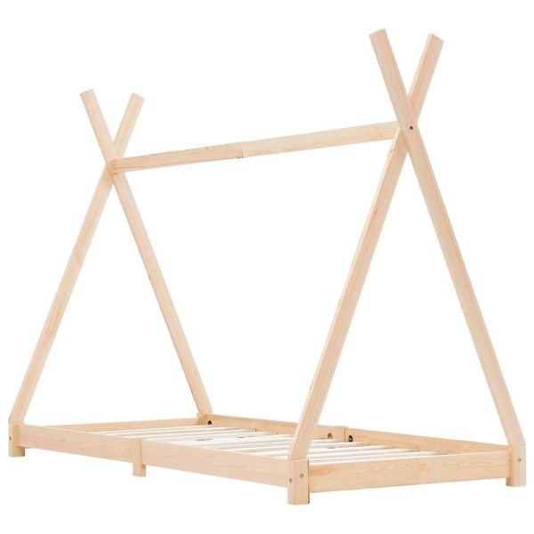 Estrutura de cama para crianças 90x200 cm pinho maciço - Image 2