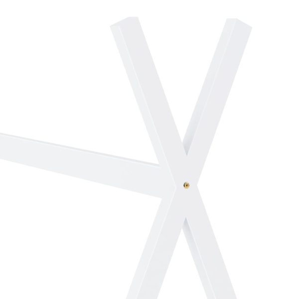 Estrutura de cama para crianças 90x200 cm pinho maciço branco - Image 5