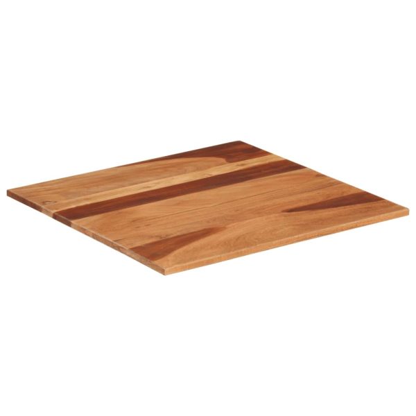 Tampo de mesa madeira de sheesham maciça 15-16 mm 60x60 cm - Image 2