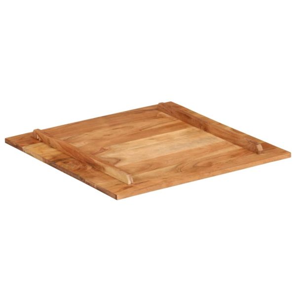 Tampo de mesa madeira de sheesham maciça 15-16 mm 60x60 cm - Image 3