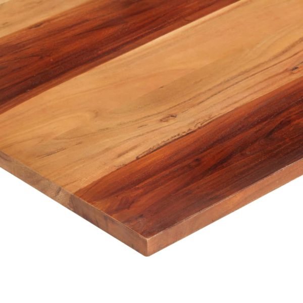 Tampo de mesa madeira de sheesham maciça 25-27 mm 70x80 cm - Image 4