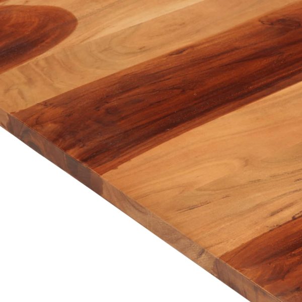 Tampo de mesa madeira de sheesham maciça 25-27 mm 70x80 cm - Image 5