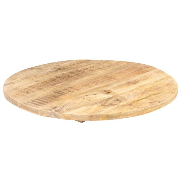 Tampo de mesa redondo madeira mangueira maciça 25-27 mm 80 cm - Image 6