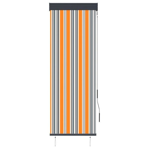 Estore de rolo para exterior 60x250 cm amarelo e azul - Image 2