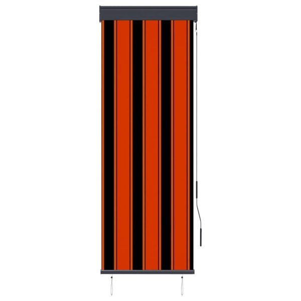 Estore de rolo para exterior 60x250 cm laranja e castanho - Image 2