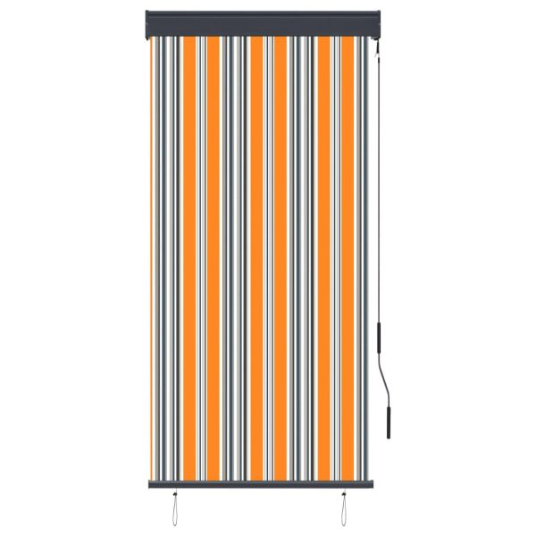 Estore de rolo para exterior 80x250 cm amarelo e azul - Image 2
