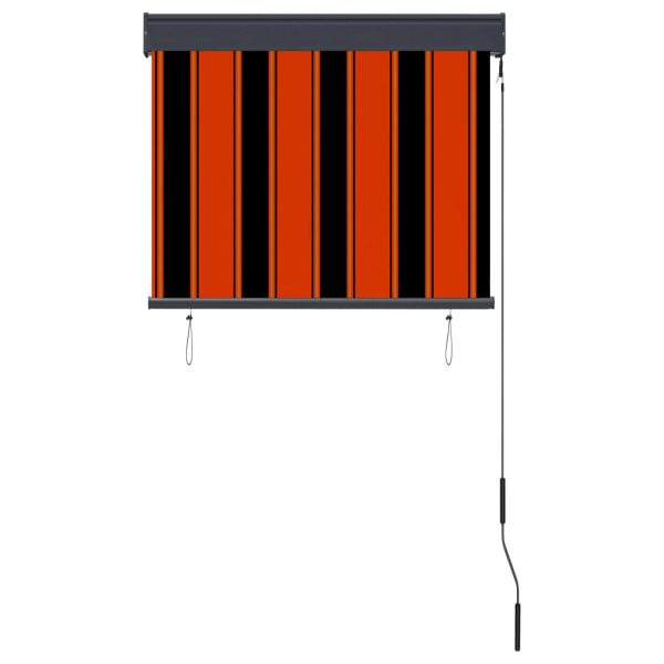 Estore de rolo para exterior 80x250 cm laranja e castanho - Image 4