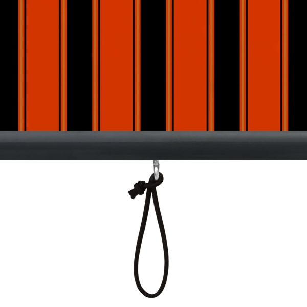 Estore de rolo para exterior 80x250 cm laranja e castanho - Image 7