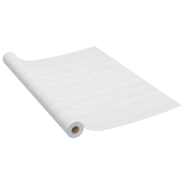Autocolante para porta 2 pcs 210x90 cm PVC cor madeira branca - Image 3
