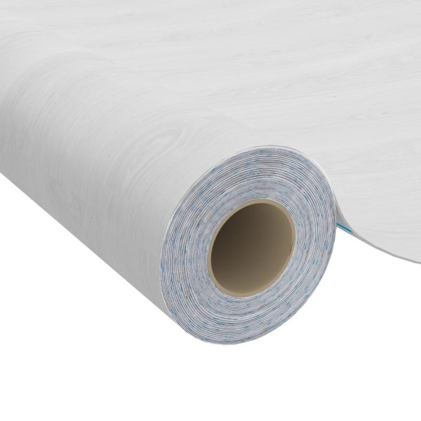 Autocolante para porta 2 pcs 210x90 cm PVC cor madeira branca - Image 4