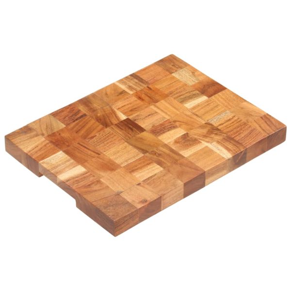 Tábua de cortar 40x30x3,8 cm madeira de acácia maciça - Image 10