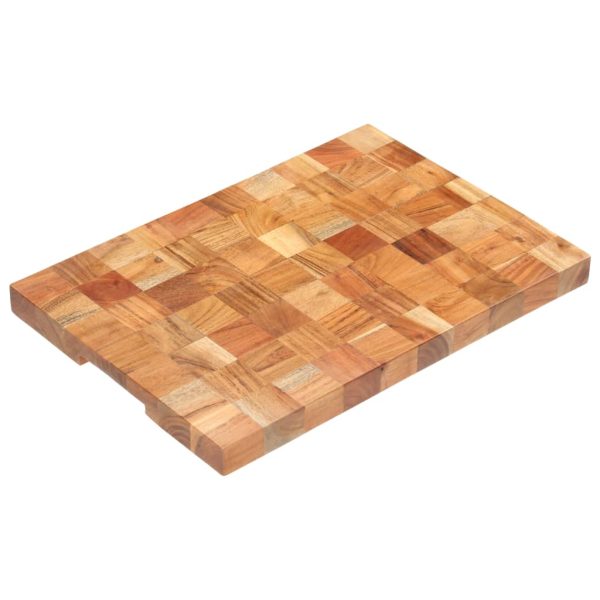 Tábua de cortar 50x34x3,8 cm madeira de acácia maciça - Image 9