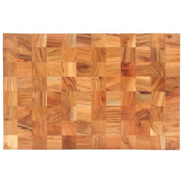 Tábua de cortar 60x40x3,8 cm madeira de acácia maciça - Image 4