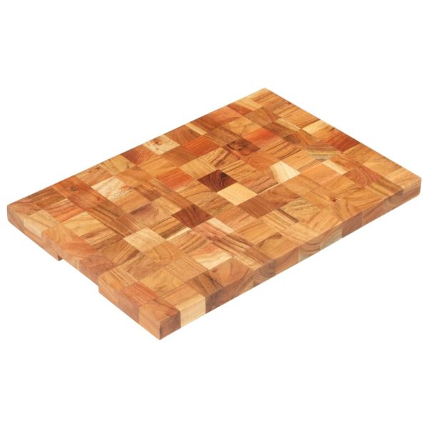 Tábua de cortar 60x40x3,8 cm madeira de acácia maciça - Image 10