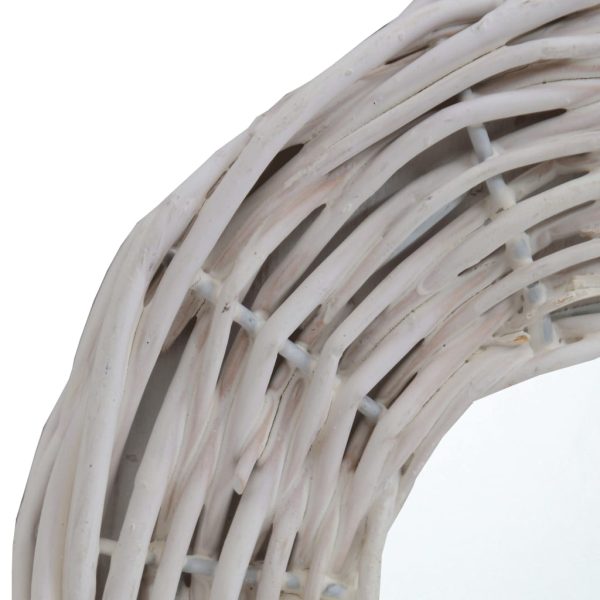 Espelhos 3 pcs 15 cm vime branco - Image 4