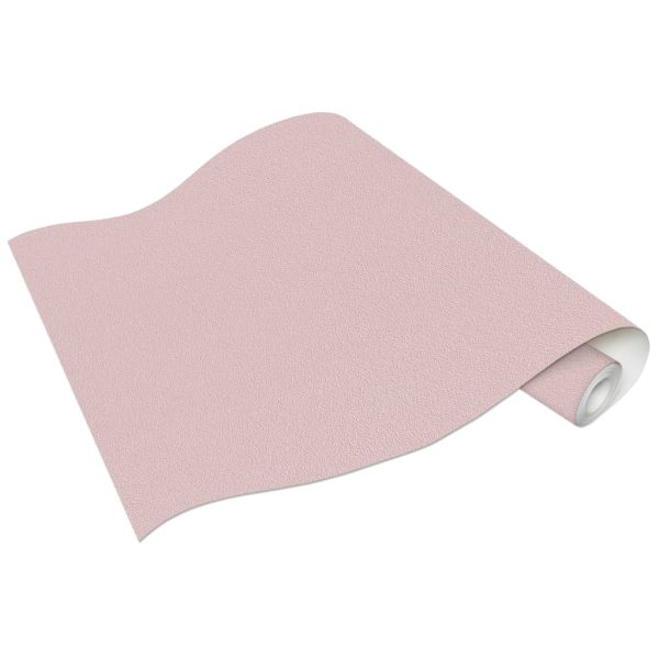 4 rolos papel parede tecido TNT 0,53x10m rosa cintilante liso - Image 3