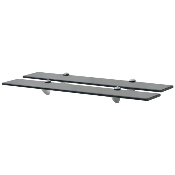 Prateleiras flutuantes 2 pcs vidro 70x10 cm 8 mm