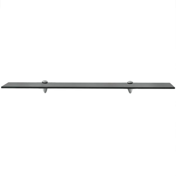 Prateleiras flutuantes 2 pcs vidro 80x10 cm 8 mm - Image 3